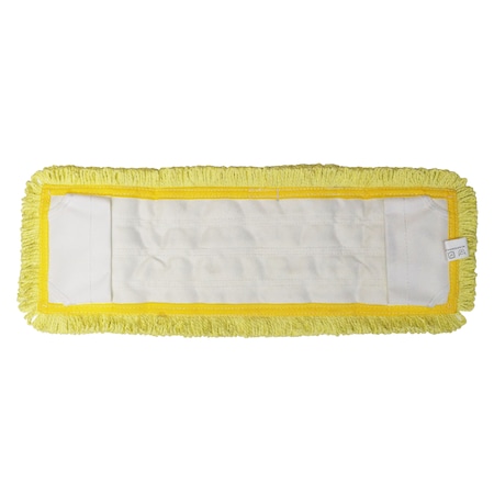 Yellow Microfiber Mop Head Pocket M,PK3
